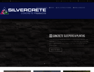 silvercrete-concreteproducts.com.au screenshot