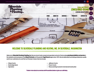 silverdaleplumbing.com screenshot