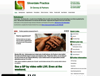 silverdalepractice.co.uk screenshot