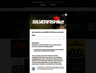 silverfish-uk.com screenshot