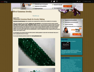 silvergemstonejewelry.over-blog.com screenshot