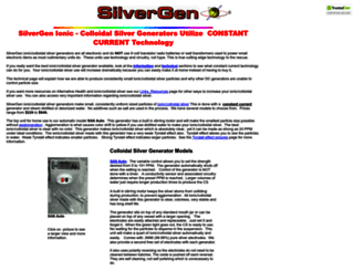 silvergen.com screenshot