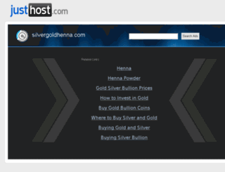 silvergoldhenna.com screenshot