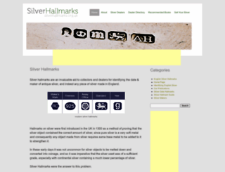 silverhallmarks.org.uk screenshot