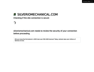 silveriomechanical.com screenshot