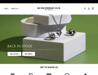 silverjewelryclub.com screenshot