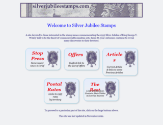 silverjubileestamps.com screenshot