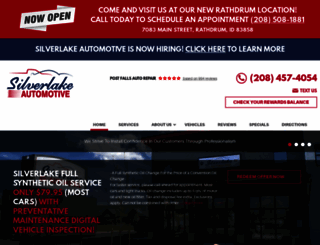 silverlakeautorepairpostfalls.com screenshot