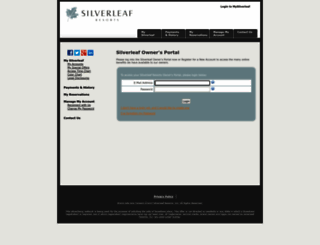 silverleafresorts.com screenshot