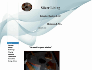 silverlininginteriordesign.com screenshot