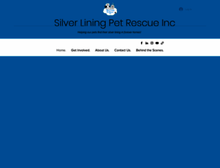 silverliningpetrescue.com screenshot