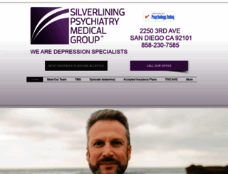 silverliningpsychiatry.com screenshot