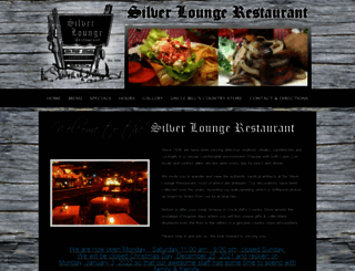 silverloungerestaurant.com screenshot