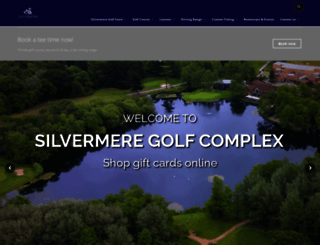 silvermere-golf.co.uk screenshot