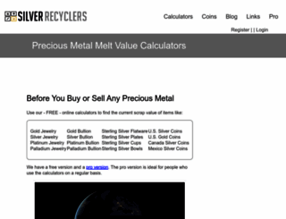 silverrecyclers.com screenshot