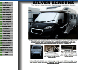 silverscreens.co.uk screenshot