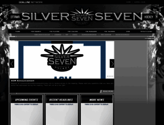 silversevenhockey.com screenshot