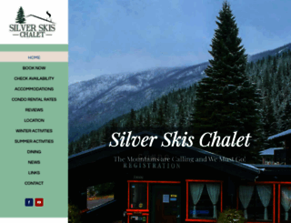 silverskischalet.com screenshot