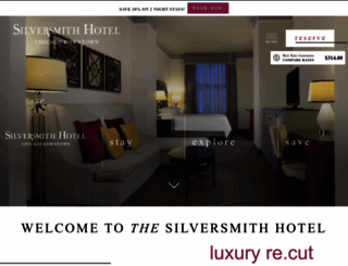 silversmithchicagohotel.com screenshot