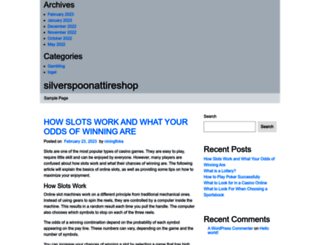 silverspoonattireshop.com screenshot