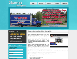 silverspring-moving.com screenshot
