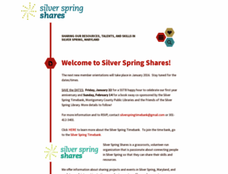 silverspringshares.wordpress.com screenshot