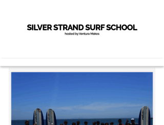 silverstrandsurfschool.com screenshot