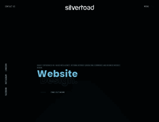silvertoad.co.uk screenshot