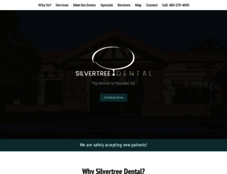 silvertreedental.com screenshot