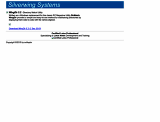 silverwingsystems.com screenshot