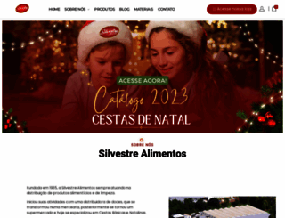 silvestrealimentos.com.br screenshot