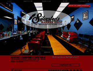 silvestrosbarbershop.com screenshot