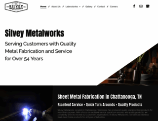 silveymetalworks.com screenshot