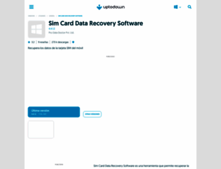 sim-card-data-recovery-software.uptodown.com screenshot