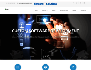 simcomsolutions.co.in screenshot