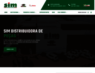simdistribuidora.com.br screenshot