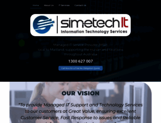 simetechit.com.au screenshot