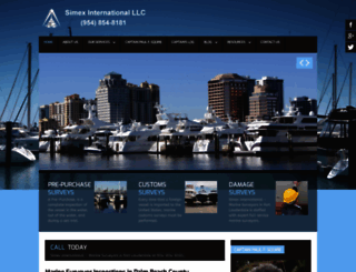 simexmarinesurveyor.com screenshot