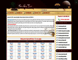 simhoptuoi.com.vn screenshot