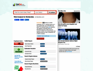 similarsites.com.cutestat.com screenshot