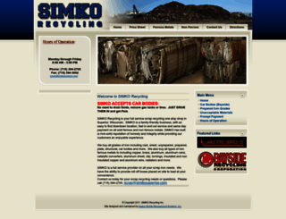 simkorecycling.com screenshot