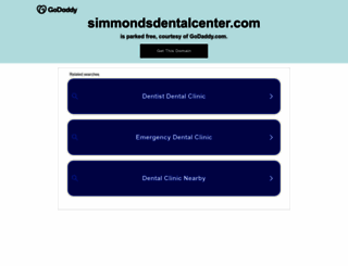 simmondsdentalcenter.com screenshot