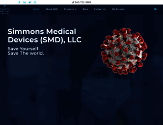 simmonsmedicaldevices.com screenshot