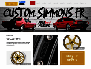 simmonswheels.com.au screenshot