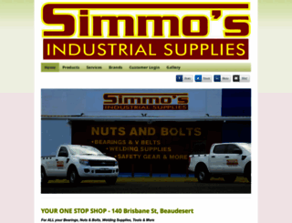 simmosindustrial.com.au screenshot