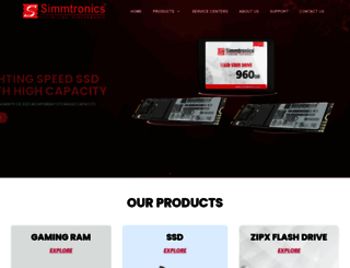 simmtronics.co.in screenshot