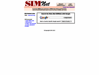 simnet.sim.org screenshot
