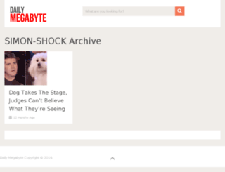 simon-shock.dailymegabyte.com screenshot