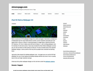 simoncpage.co.uk screenshot