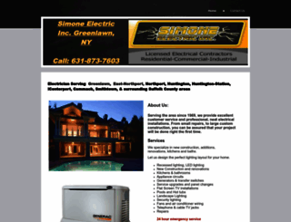 simoneelectricinc.com screenshot